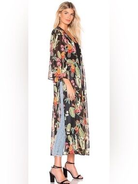 Show Me Your MuMu Marissa Cape Toucan Tango Print Women’s Size XS